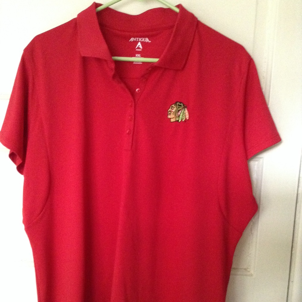 Antigua Polo Shirt Chicago Blackhawks